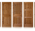 Knotty Alder Doors with Caramel Stain