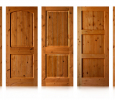 Knotty Alder Doors with Honey Stain