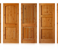 Knotty Alder Doors with Yampa River Glaze