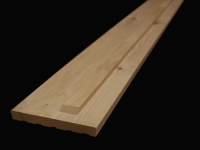 Knotty Alder, Flat Jamb w/Adjustable Stop