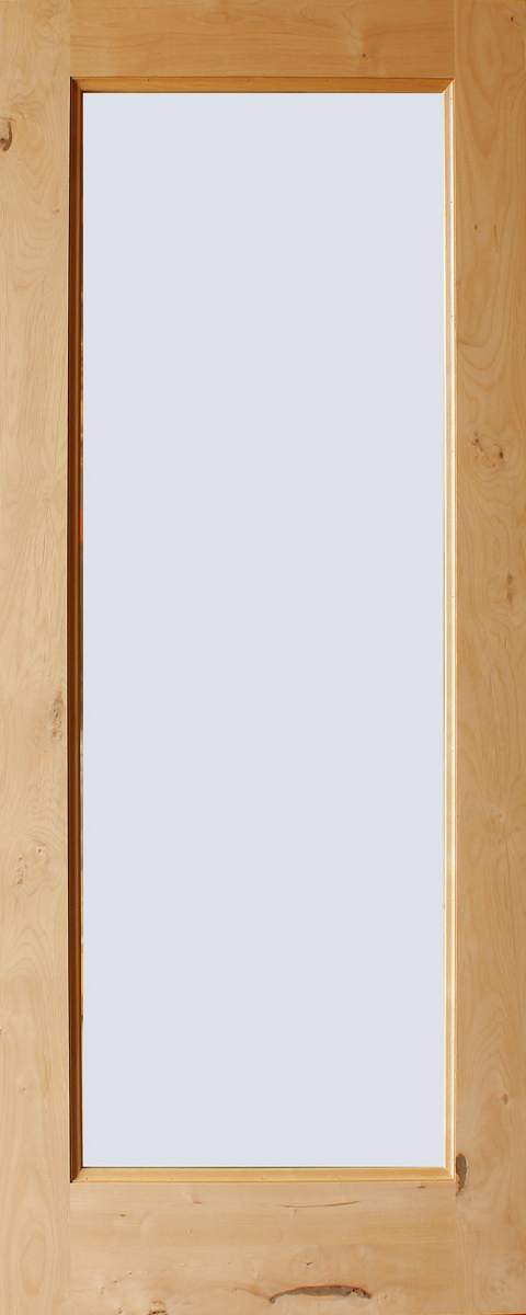 Knotty Alder 1 Lite Gl 3 4 Thick Interior Door 1 3 4 Lite